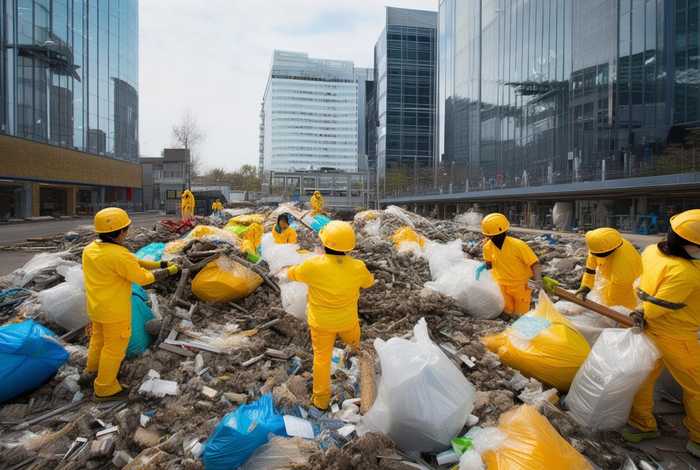 生活垃圾和建筑垃圾倒在一起抓住怎么处理，生活垃圾和建筑垃圾倒在一起抓住怎么处理好