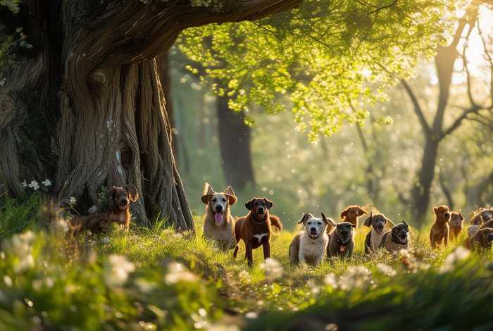 犬之生活春之树（犬之树的生活）