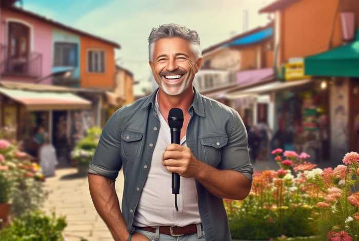 生活一点通男主持人 快乐生活一点通外景主持人