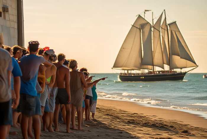 生活在海边的人们发现当帆船回港时；生活在海边的人们发现当帆船回港时怎么办