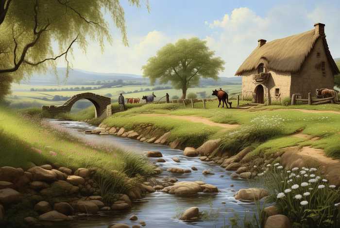 描写田园生活的古诗句、描写田园生活的诗句古诗四句