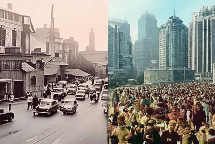 人民生活过去与现在的变化，人民生活过去与现在的变化作文