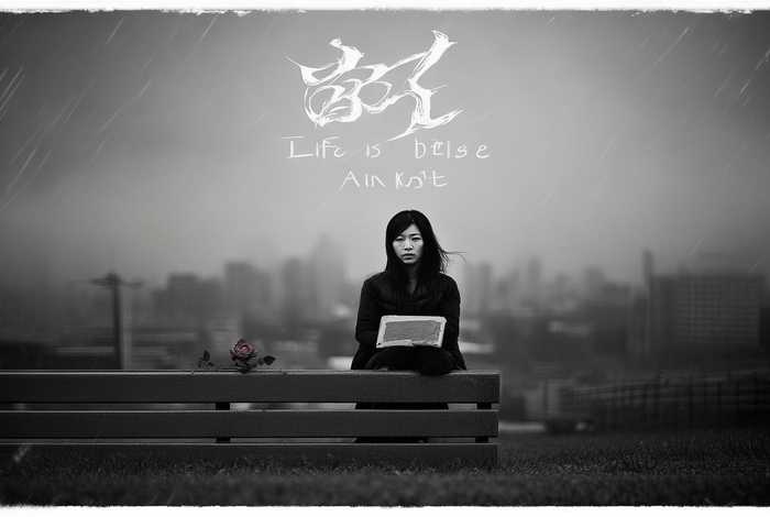 生活很苦句子图片，生活很苦句子图片带字