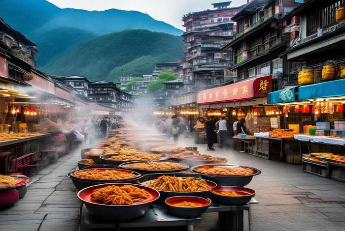 山城生活美食；山城美食城