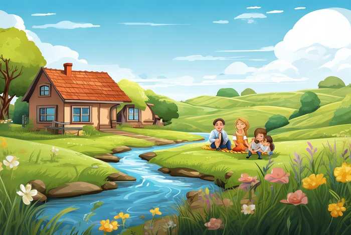 惬意的乡村生活的句子简短 - 惬意的乡村生活的句子简短一点