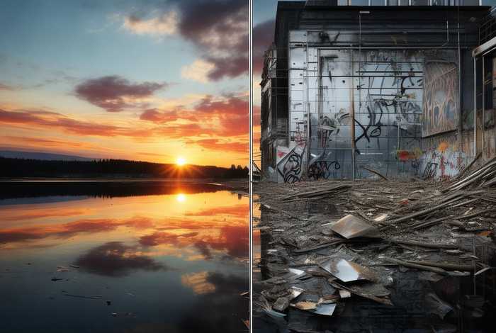 生活中的美与丑照片，生活中的美与丑照片怎么拍