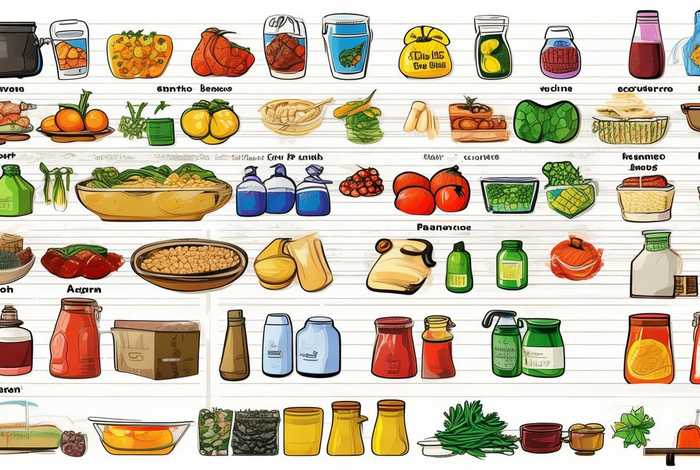 生活必需品清单明细表，生活必需品清单明细表图片