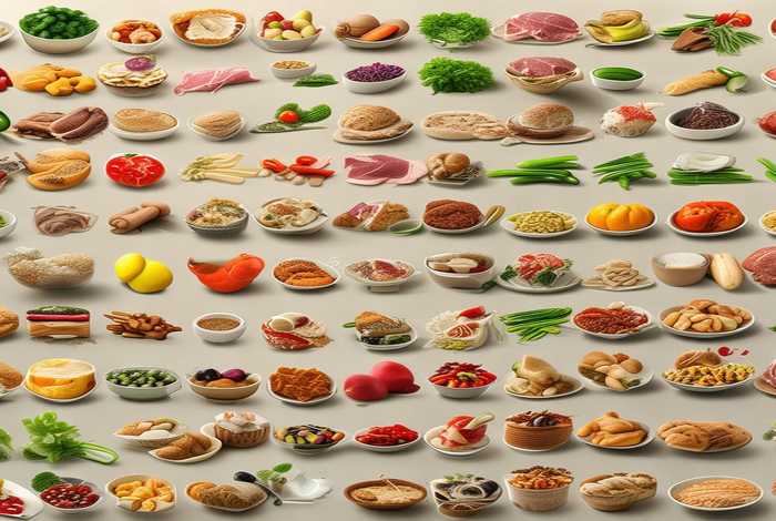 生活食品100种大全画、生活食品100种大全画画作品