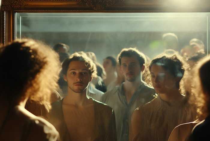 生活像一面镜子作文一句话题材（生活像一面镜子作文一句话题材怎么写）