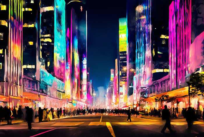 生活夜景图片，生活夜景图片高清