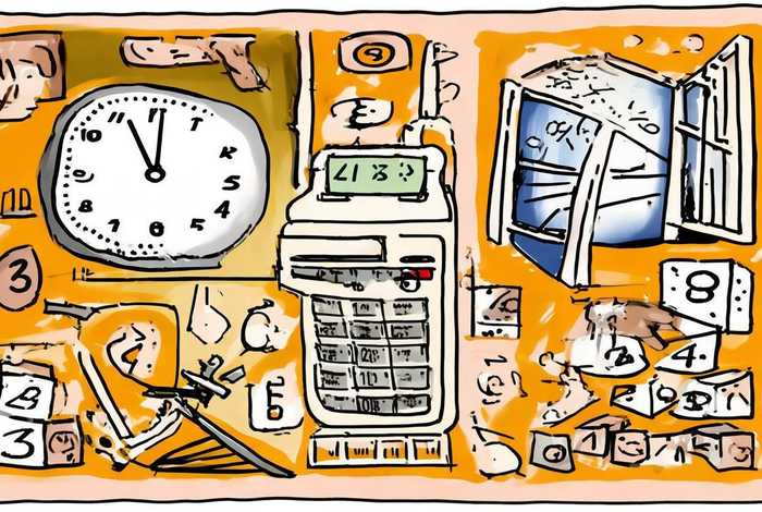 生活中带数字的物品大全；生活中带数字的物品大全简笔画