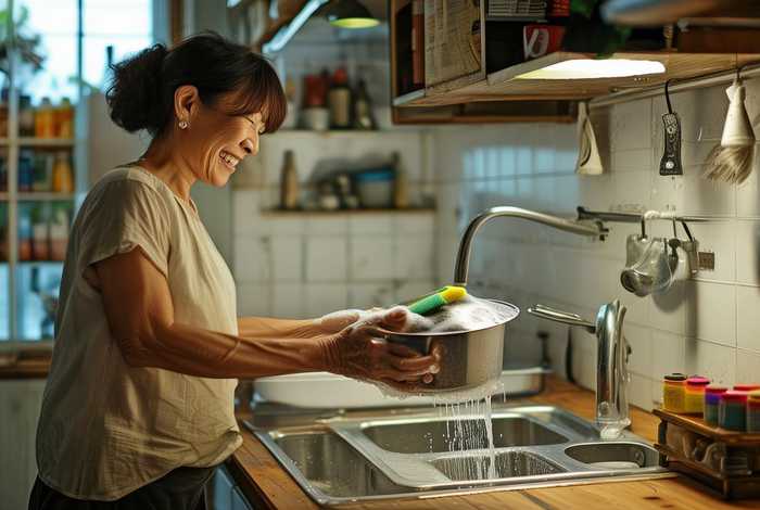 妙招姐的生活小窍门洗锅（洗锅小妙招视频）