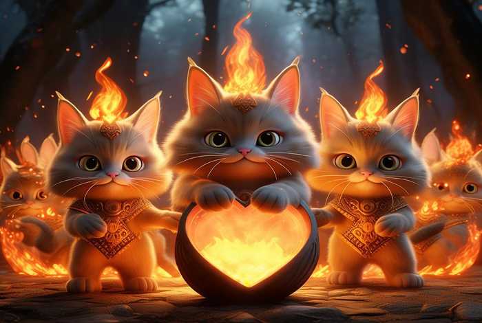 圣火喵喵教；圣火喵喵教表情包