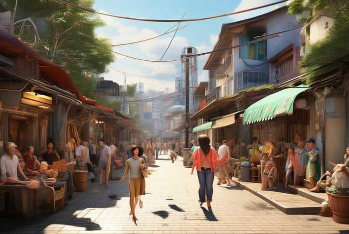 生活景观照片；生活景观照片真实