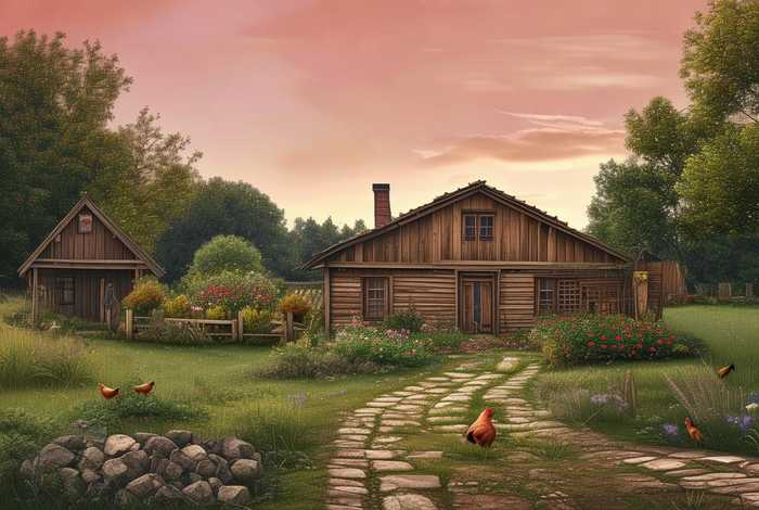 农村生活照片图片，农村生活的照片图画