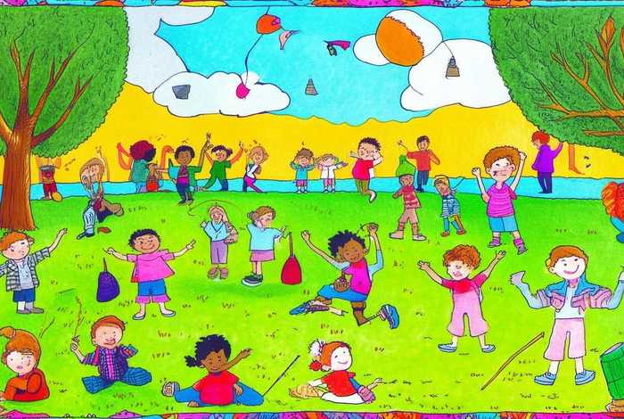 生活手抄报图片 儿童，生活手抄报图片 儿童版