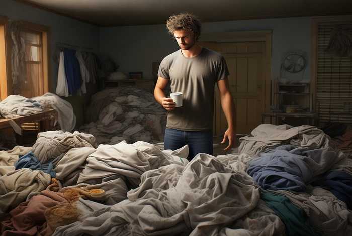 生活很邋遢不想洗衣服（生活很邋遢不想洗衣服的男人）