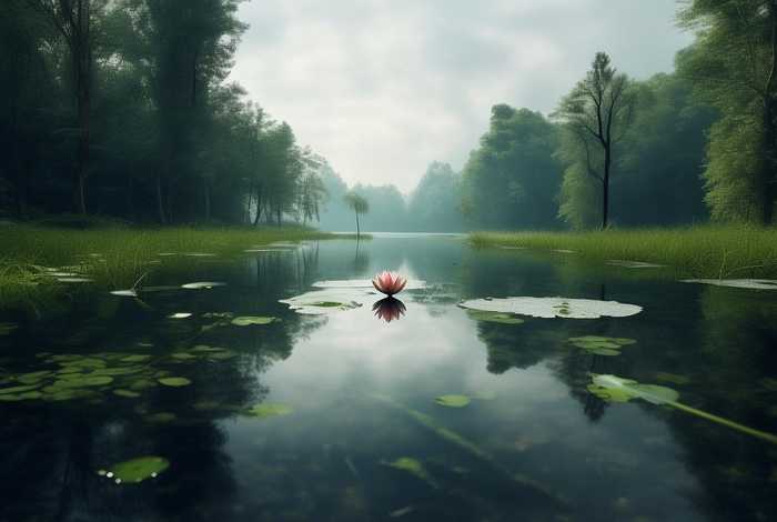 生活犹如一潭死水的图片（生活犹如一潭死水的图片唯美）