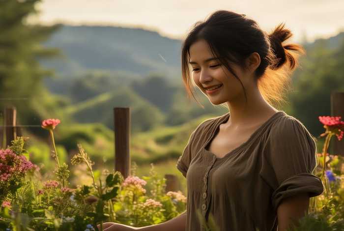 农村女子的生活；农村女子的生活图片