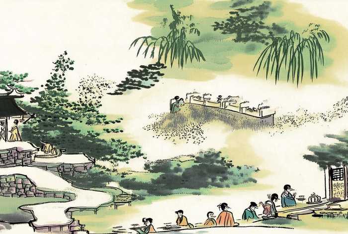 生活国画作品；生活国画作品图片