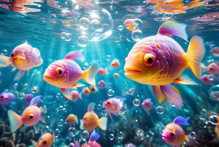 泡泡鱼的美丽生活泡泡球比赛 泡泡鱼的美好生活