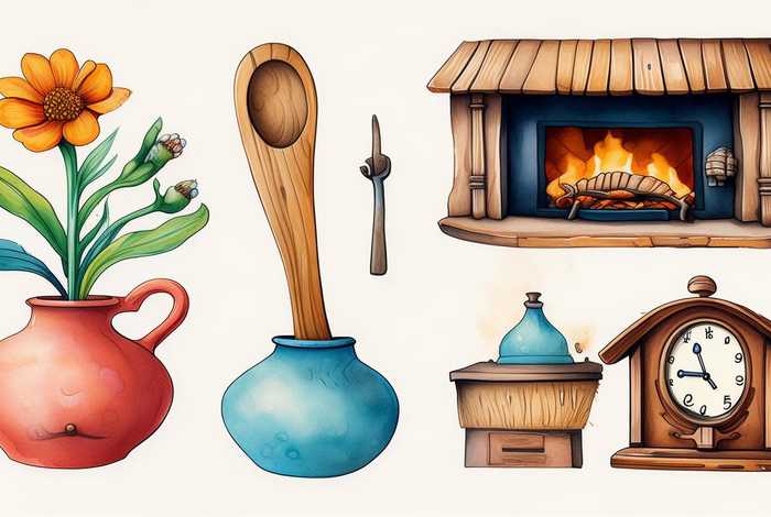 生活小设施绘画作品，生活小设施绘画作品图片