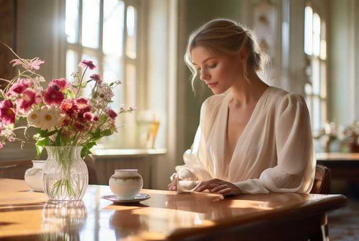 女人的精致生活 一束花 一个精致女人最佳的生活状态
