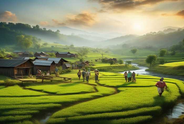 农村生活照片高清图片；农村生活照片高清图片素材