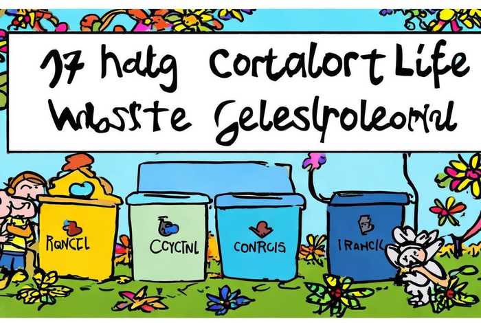 生活垃圾分类手抄报简笔画 生活垃圾分类手抄报简笔画四年级