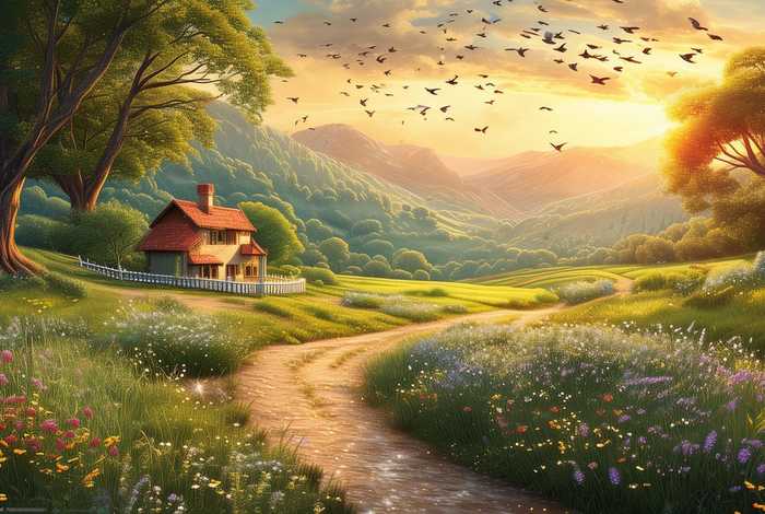 什么的田园风光唯美的句子 什么什么的田园风光 什么的田园风光唯美的句子 什么什么的田园风光