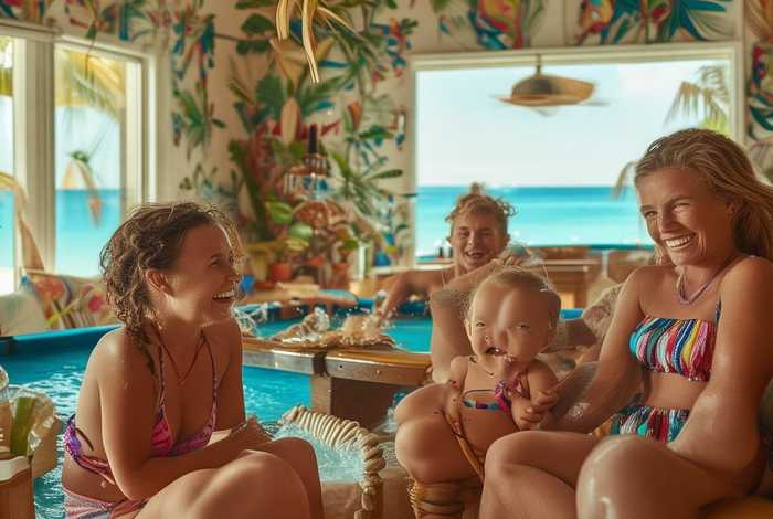 生活泳衣（穿泳装在家里生活）