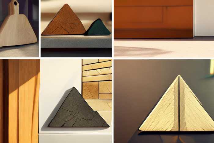 生活中三角形物体图片；生活中三角形物体图片怎么画