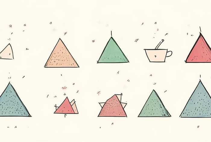 生活中的三角形 - 生活中的三角形简笔画