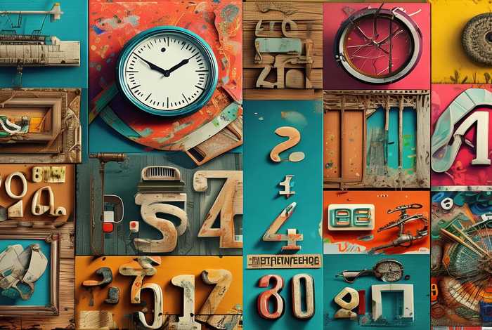 生活中带数字的物品图片怎么画（生活中带数字的物品图片怎么画的）