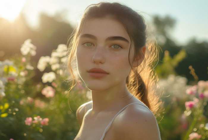 清纯女生照片、清纯女生照片真实不像网图