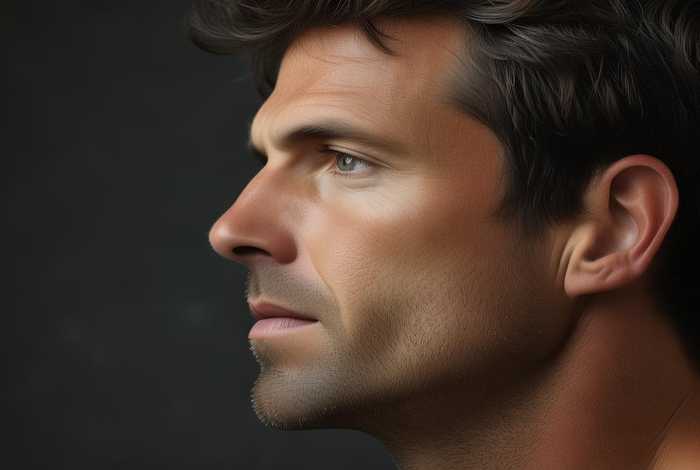 三十岁男人生活照侧脸；三十岁男人生活照侧脸图片