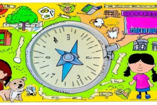 生活中辨别方向的方法二年级数学，生活中辨别方向的方法二年级数学手抄报