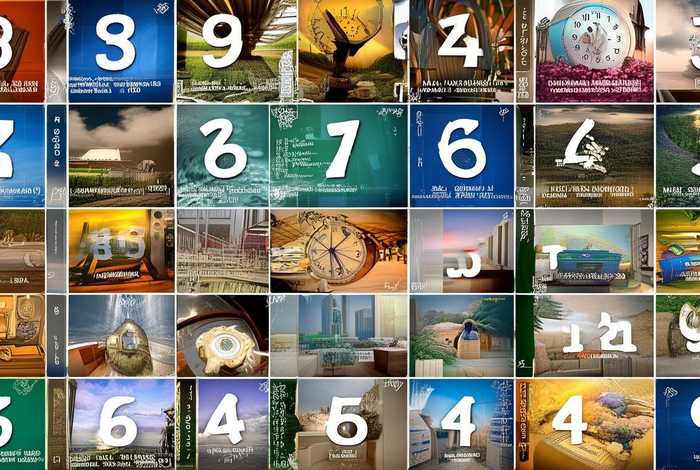 生活中万以内的数字图片；生活中万以内的数字图片怎么画