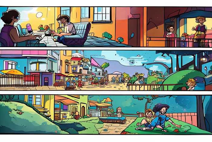 日常生活的一天用漫画画出来，日常生活的一天用漫画画出来的作文