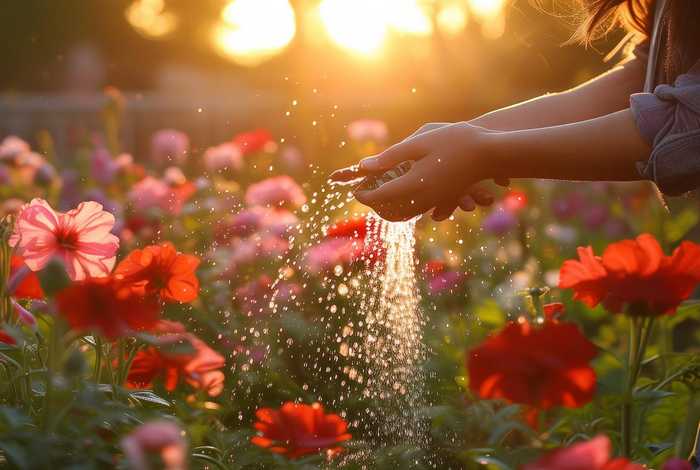 生活的花朵只有付出，生活的花朵只有付出才能成长