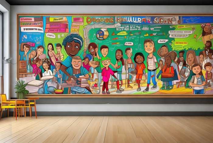 手抄报规划我的初中生活图片；手抄报规划我的初中生活图片简单