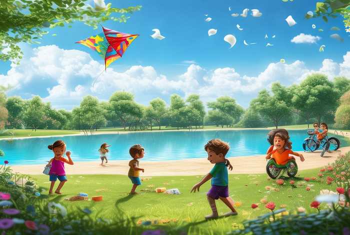 暑假生活图片（暑假生活图片配文字）