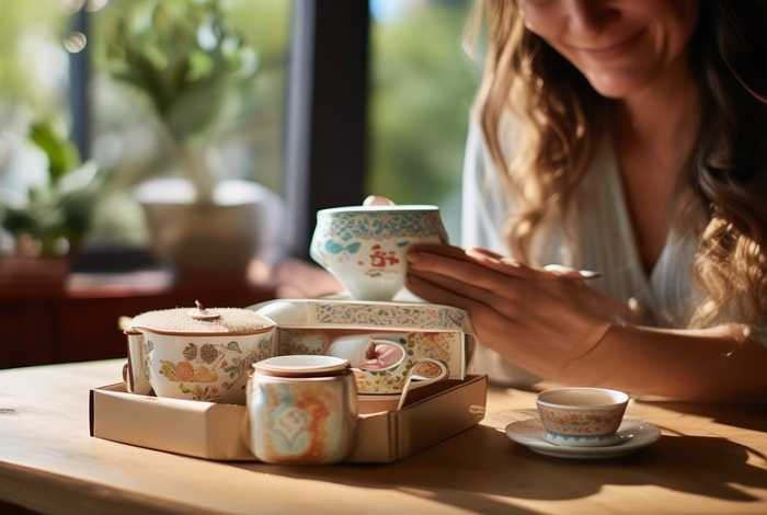 收到茶具的幸福感；收到茶具的幸福感说说