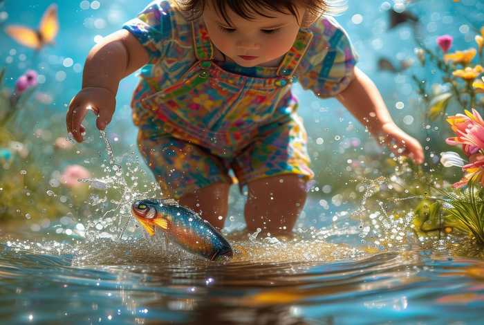 生活万花筒作文300字捉鱼记，生活万花筒作文 300字