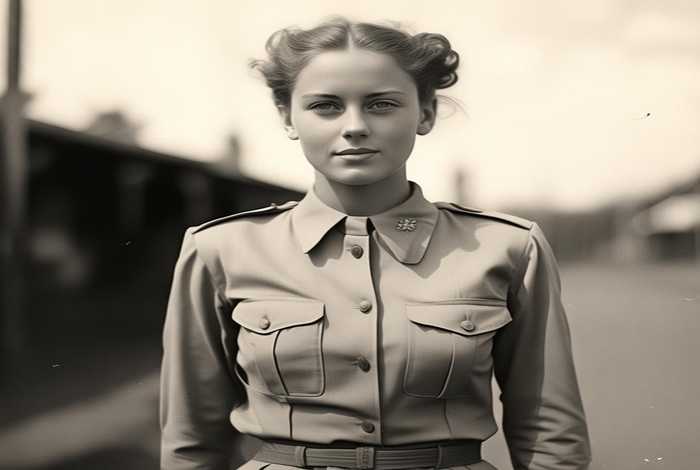 女兵生活照老照片；女兵生活图片