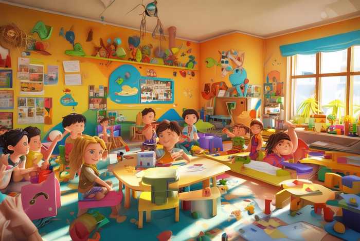 生活区幼儿园简笔画 幼儿园生活区简笔画图片