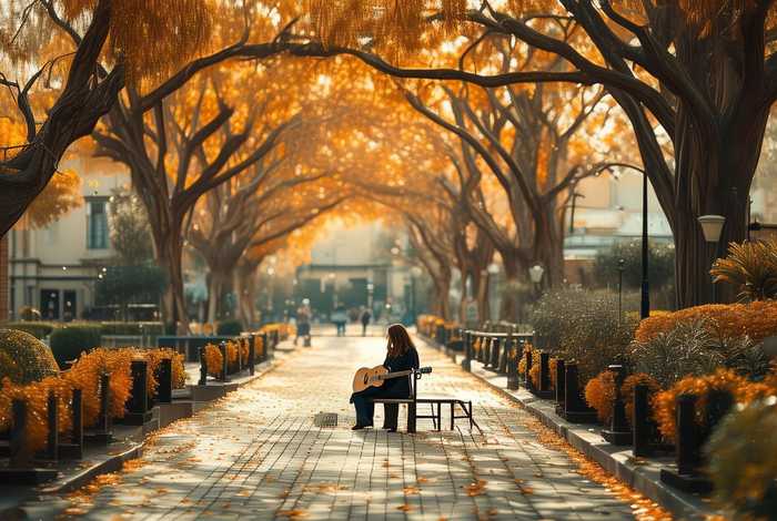 墨尔本的秋天歌词；墨尔本的秋天歌词含义