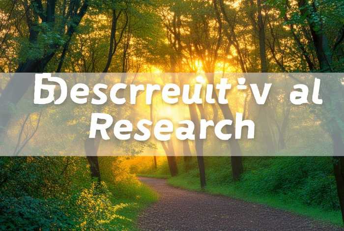 描述性研究；描述性研究主要适用于