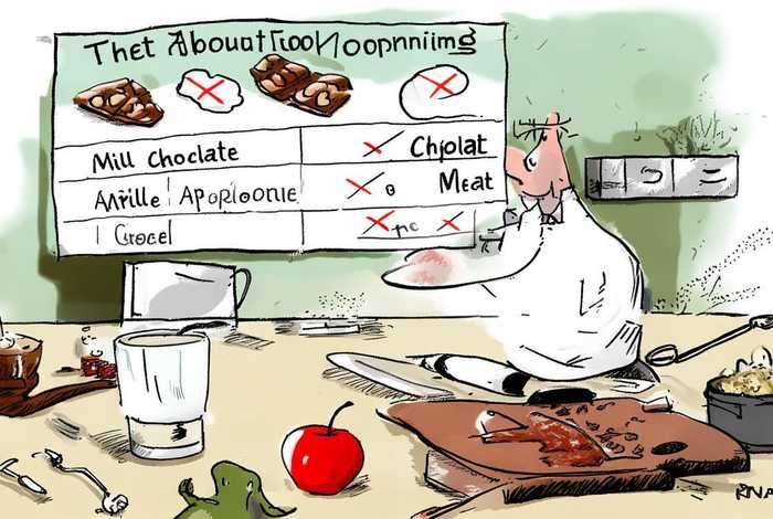 生活大求真食物相克的真相；生活大求真食物相克的真相牛奶巧克力苹果肉