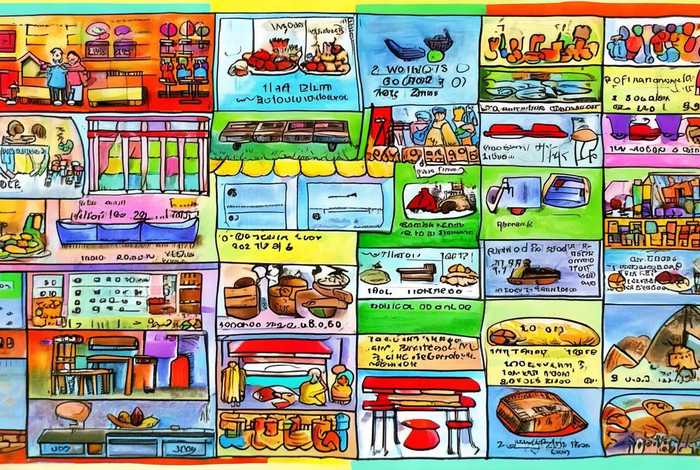 生活中万以内的数字手抄报；生活中的万以内的数手抄报